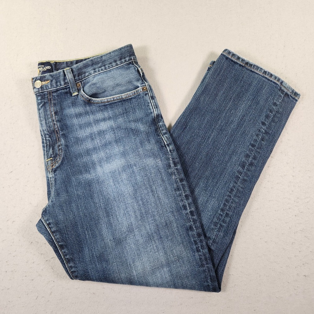 Vintage Lucky Brand Jeans Classic Straight Mens 36 x 30 Blue Denim